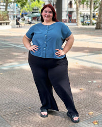 BLUSA CAMISA ANGEL - Azul Jean