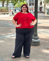 BLUSA CAMISA ANGEL - Roja