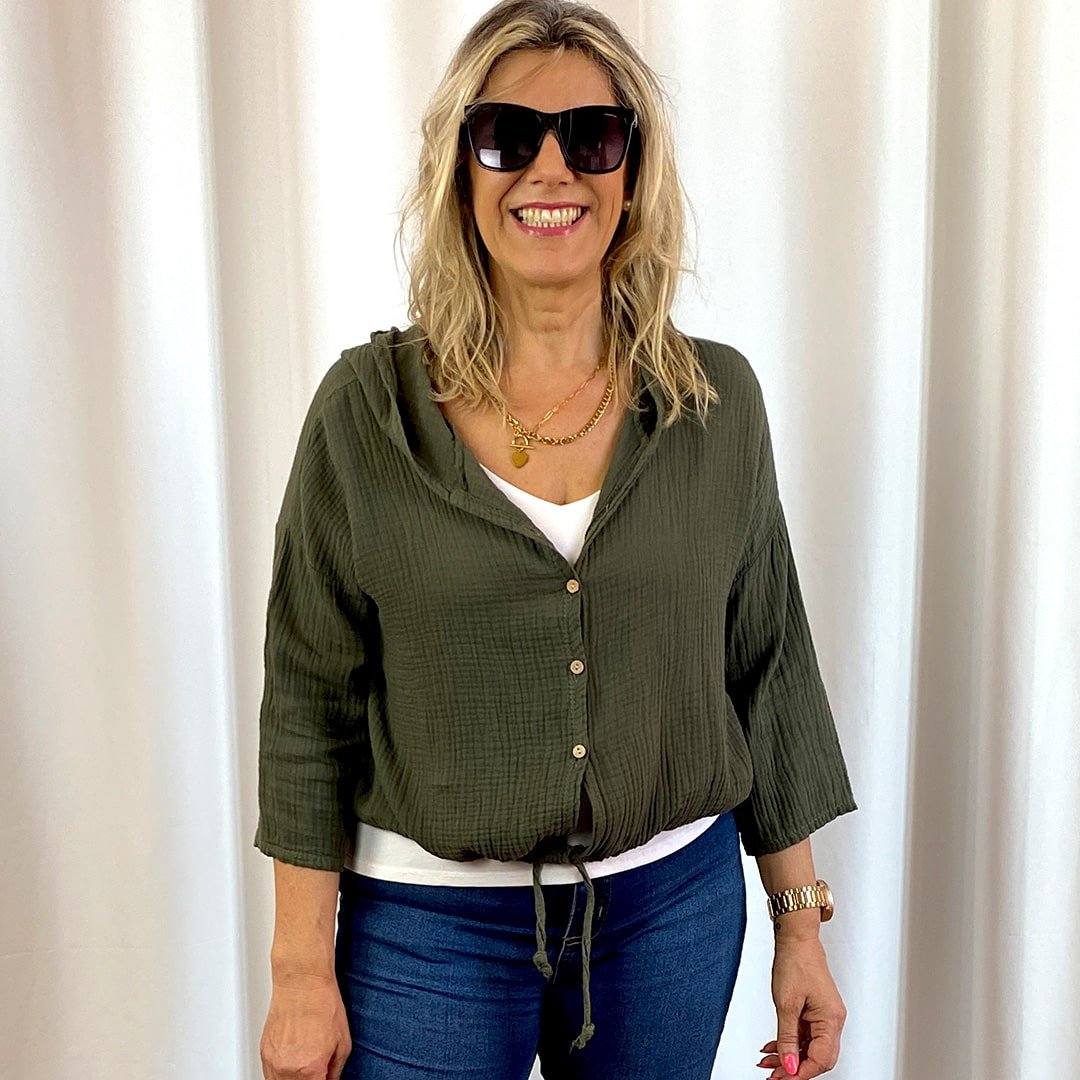 Campera Corta Muselina - ANNA