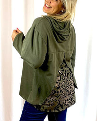 Canguro Buzo Weekend LOVER Verde Musgo