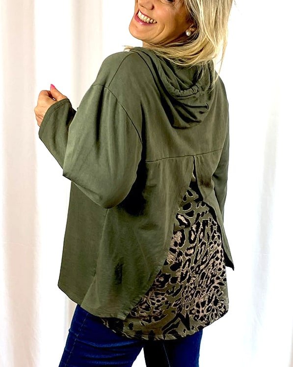 Canguro Buzo Weekend LOVER Verde Musgo