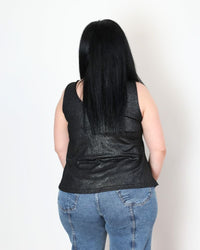 Musculosa Negra con Lurex