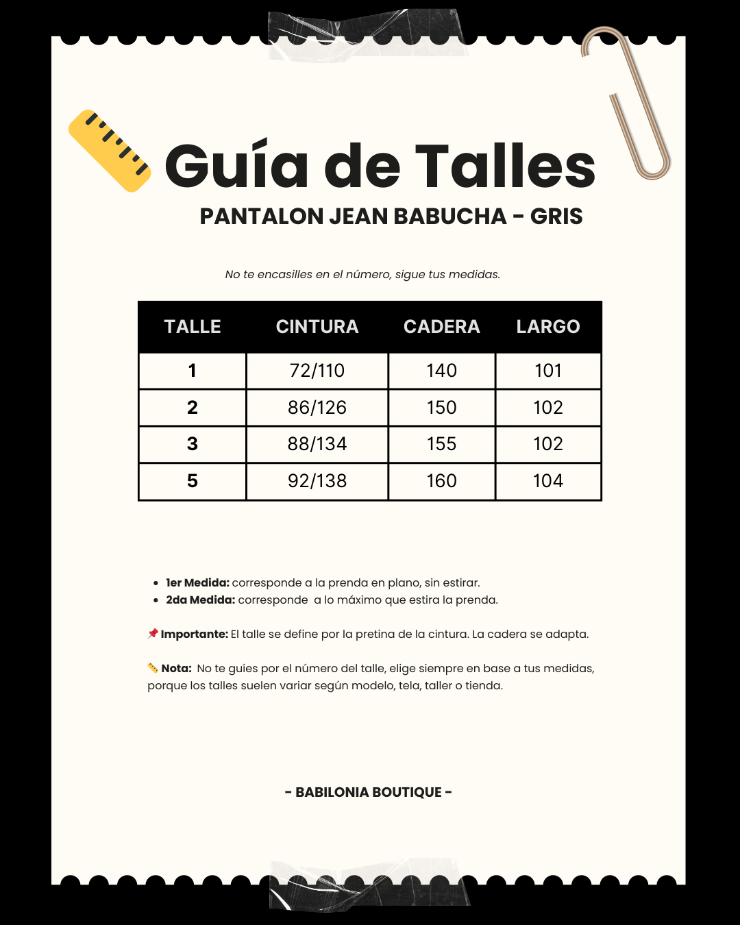 PANTALON JEAN BABUCHA - Gris