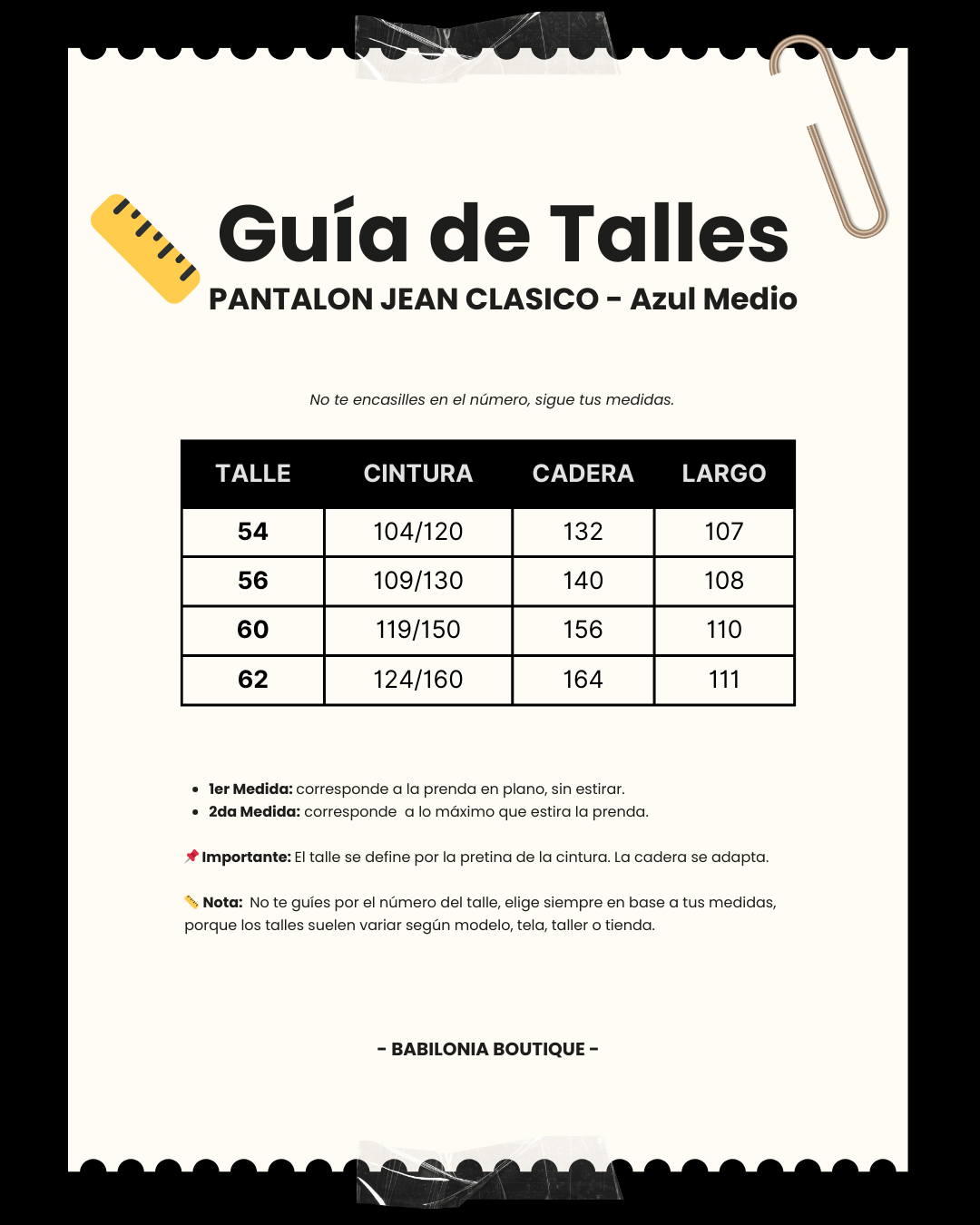 PANTALON JEAN CLASICO - Azul Medio