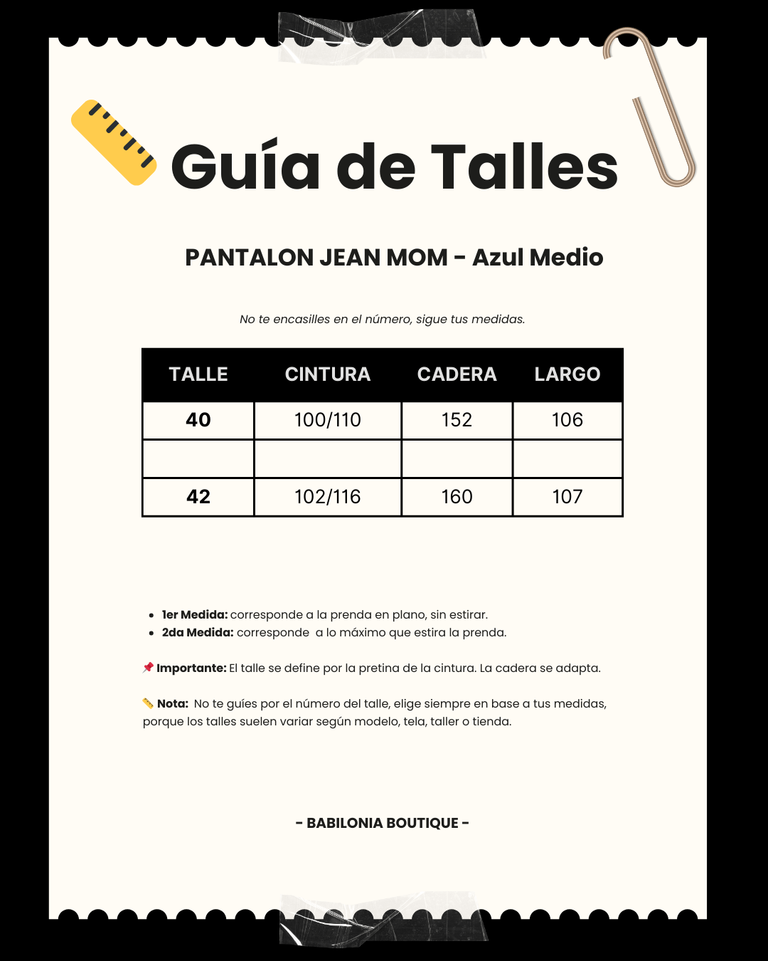 PANTALON JEAN MOM - Azul Medio