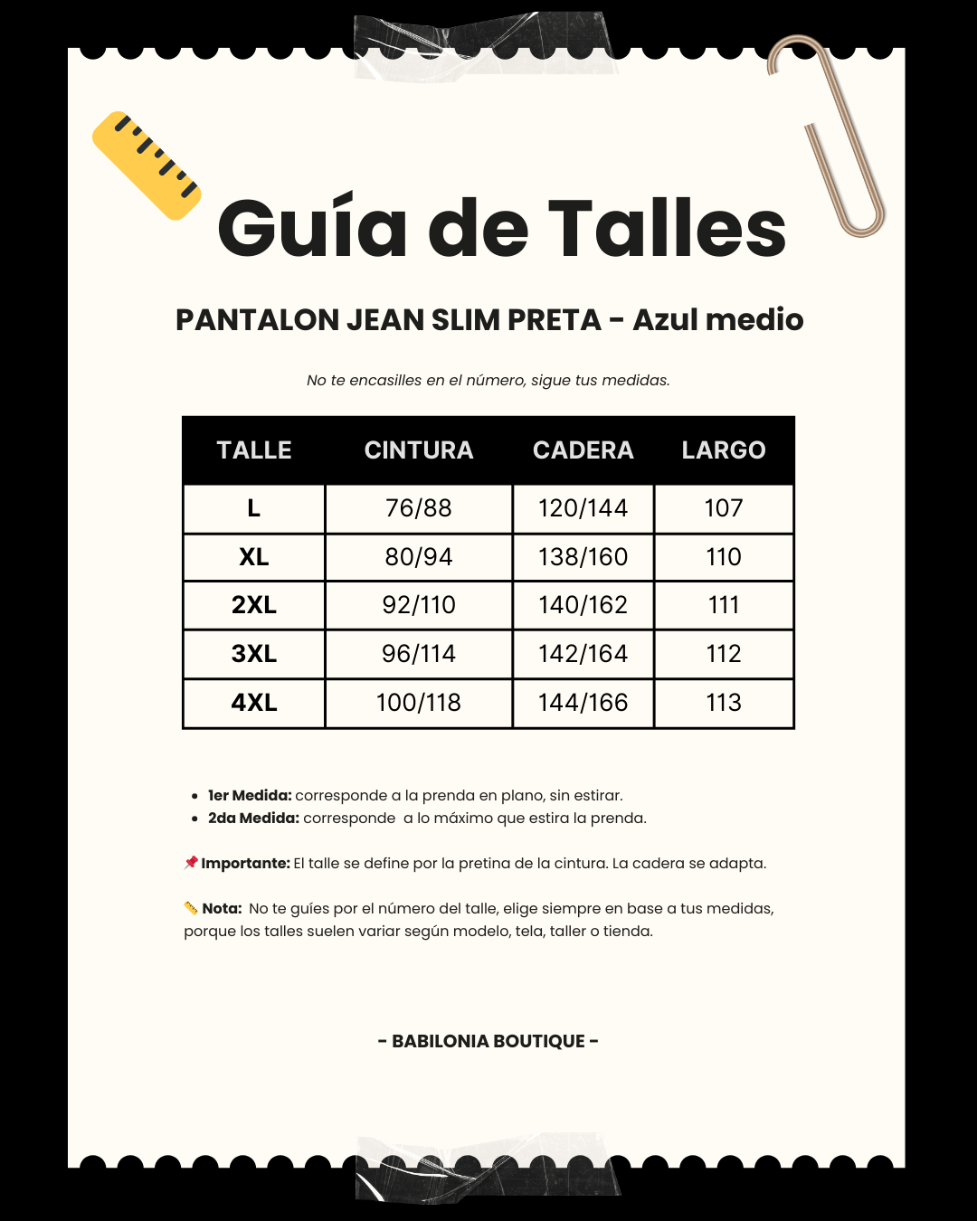 PANTALON JEAN SLIM PRETA - Azul medio