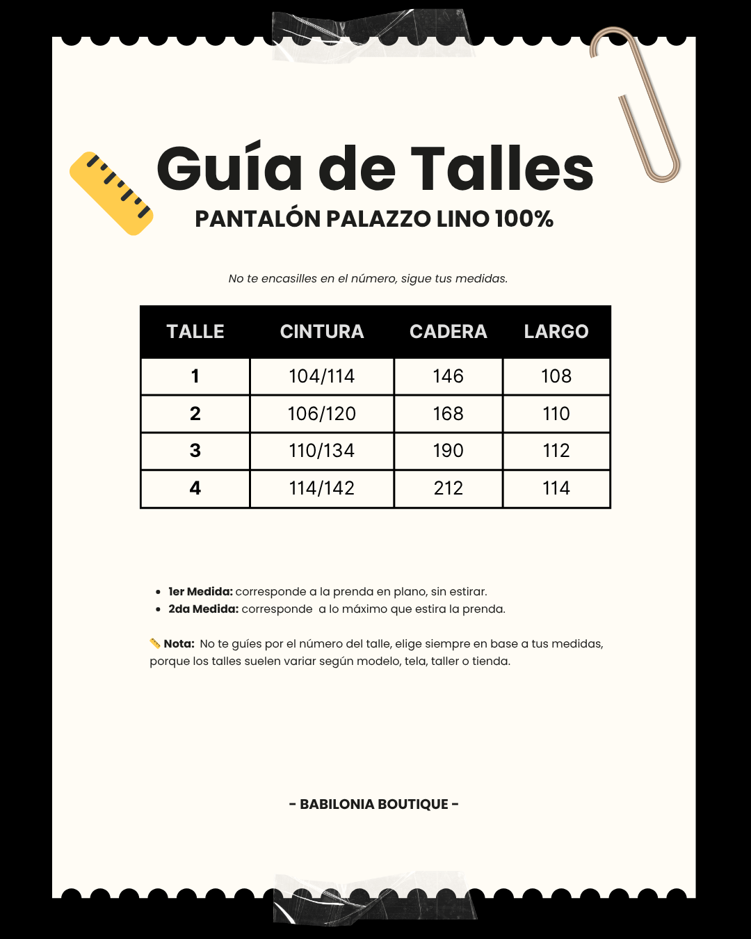 PANTALÓN PALAZZO LINO - Negro