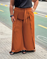 PANTALÓN CRUZADO FLORIPA - Beige