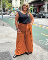 PANTALÓN CRUZADO FLORIPA - Beige