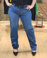 PANTALON JEAN RECTO - Azul Medio