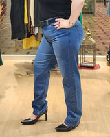 PANTALON JEAN RECTO - Azul Medio