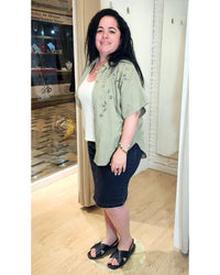 Pollera Falda Jean Gris Dubai