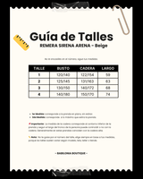 REMERA SIRENA ARENA - Beige