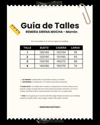 REMERA SIRENA MOCHA - Marrón