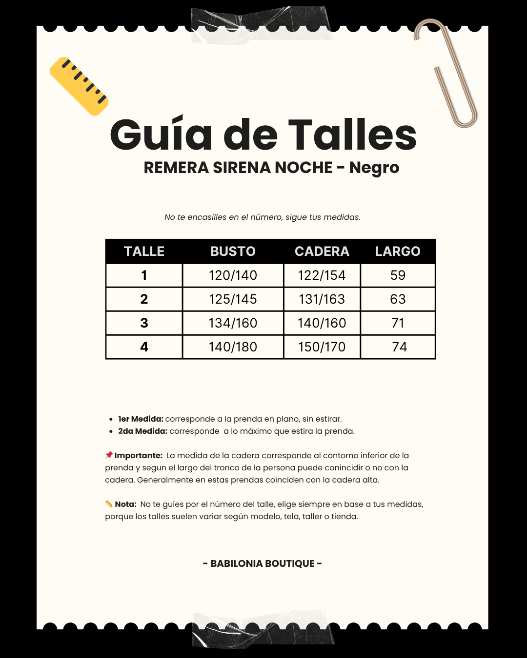 REMERA SIRENA NOCHE - Negro