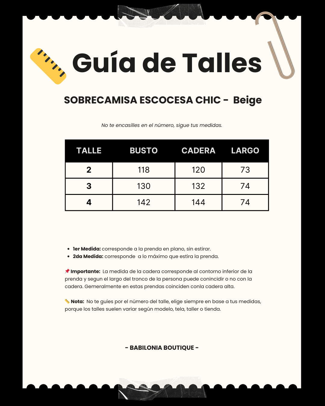 SOBRECAMISA ESCOCESA CHIC - Beige