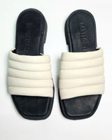 Sandalias Cuero Auténtico CHANCLAS Blancas