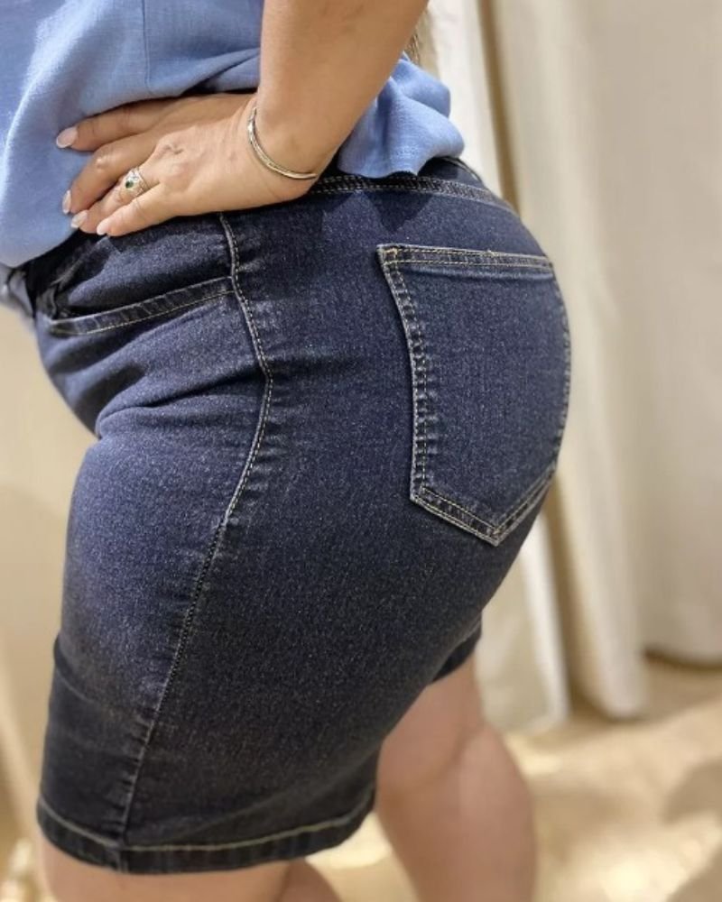 Short Bermuda Jean Gris DUBAI