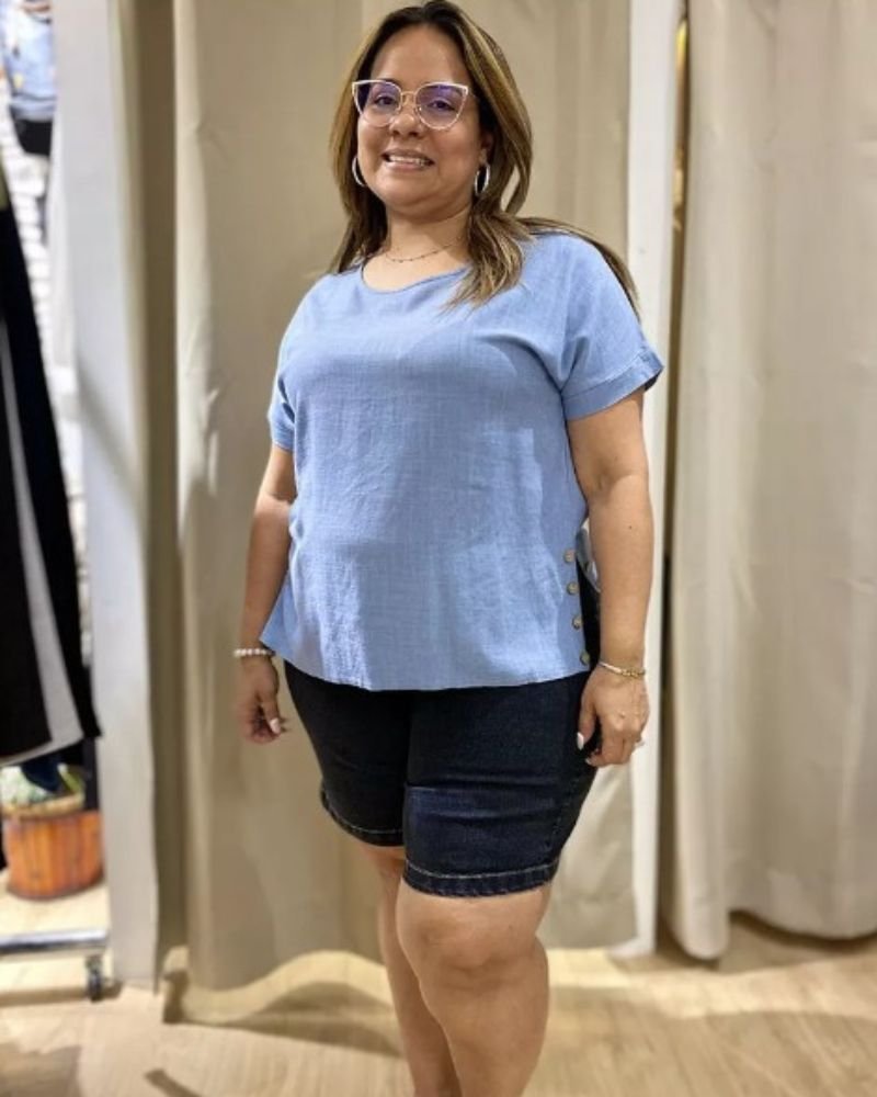 Short Bermuda Jean Gris DUBAI