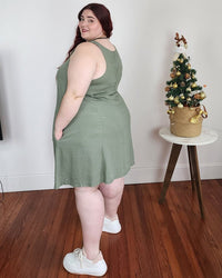 Vestido Cleo de Lino y algodón