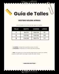 VESTIDO SOLERA AFRIKA