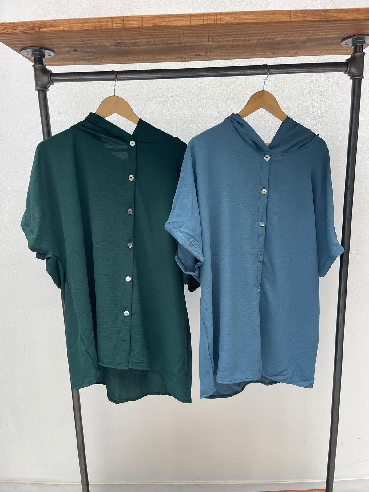 CAMISA CITRUS  - VERDE PETROLEO