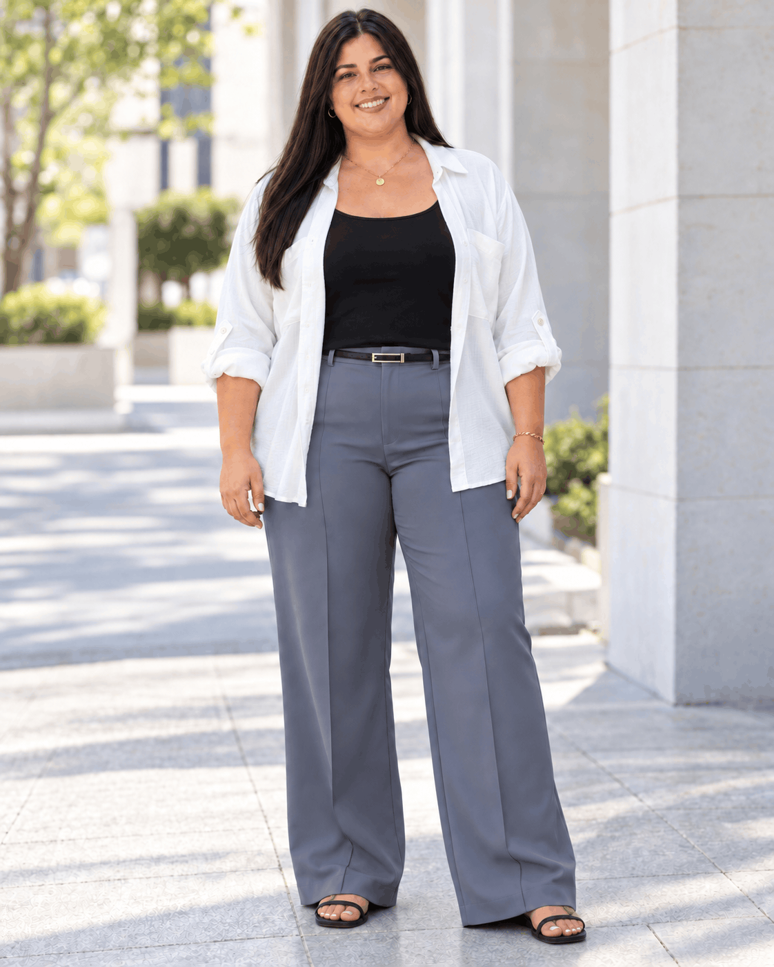 LOOK COMPLETO MÓNICA | Pantalón Zara + Musculosa Babi + Camisa Nacar -🛡️COMPRA SEGURA🛡️