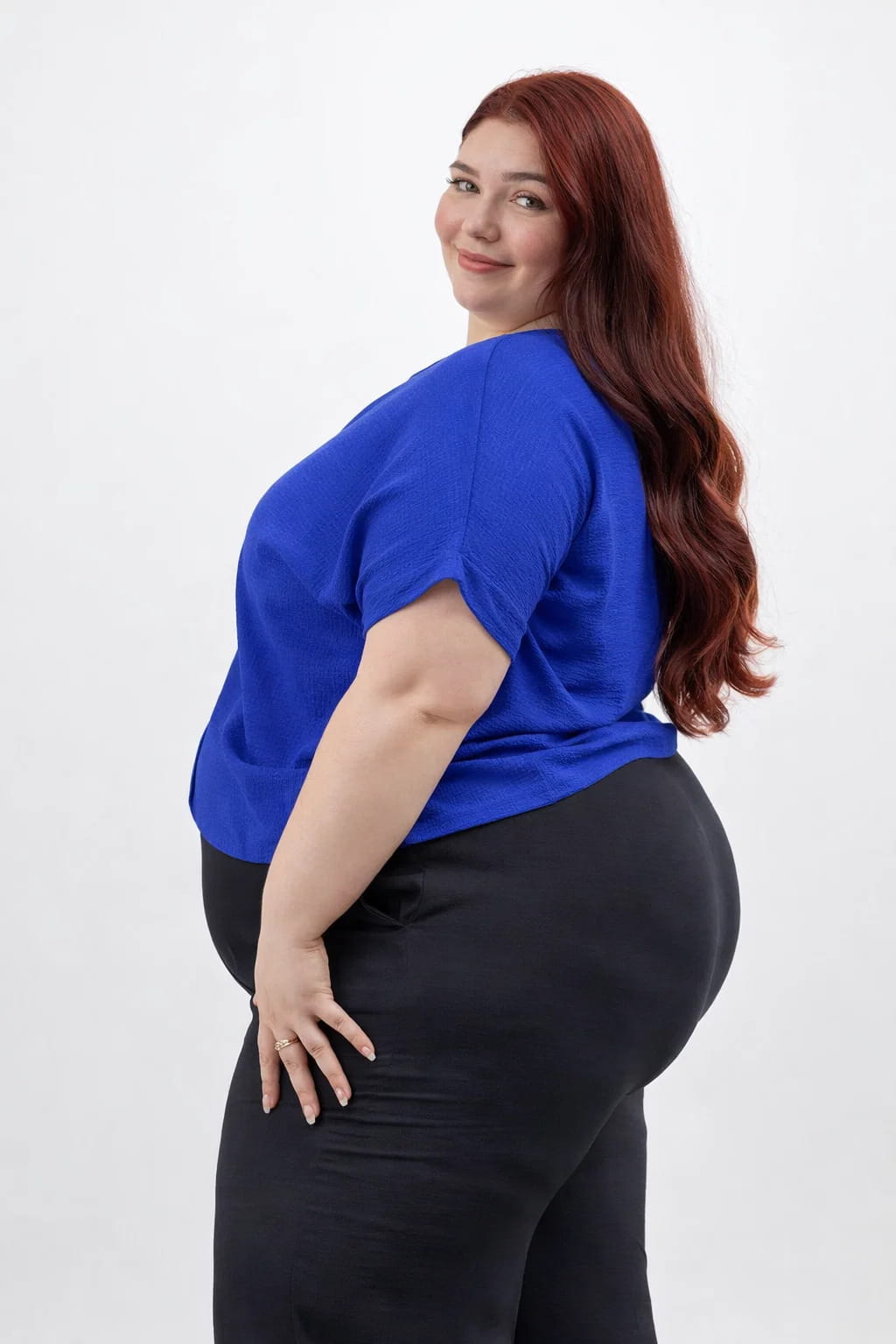 BLUSA CAMISA ANGEL - Azul Francia