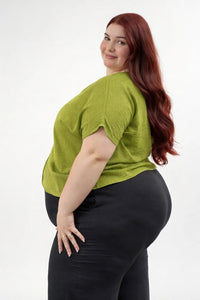 BLUSA CAMISA ANGEL - Verde Pistacho