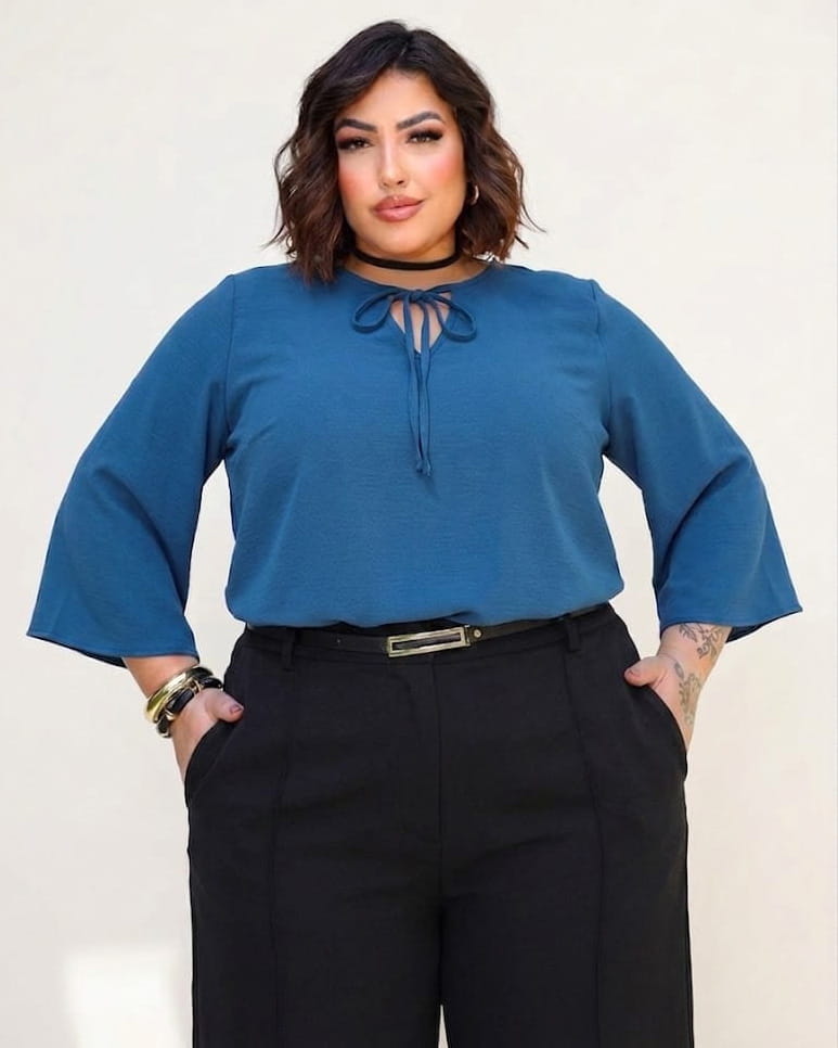 Blusa Katia de Crepe