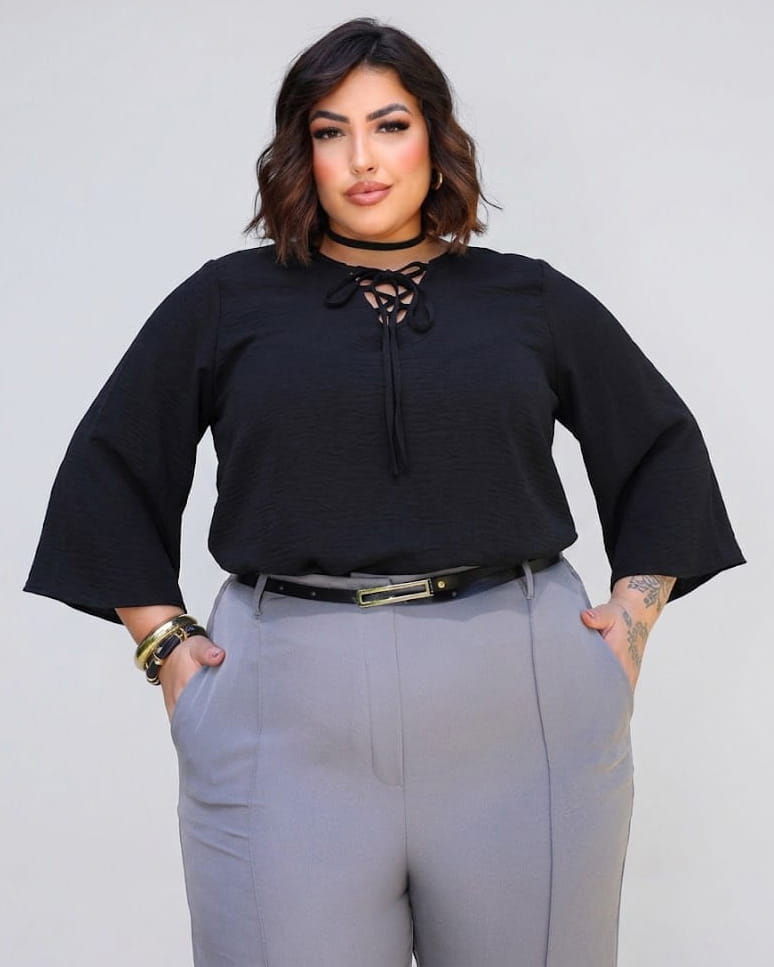 Blusa Katia de Crepe
