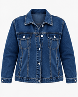 LOOK COMFORT AZUL  | Pantalón Morley + Remera Morley + Campera Jean Azul -🛡️COMPRA SEGURA🛡️