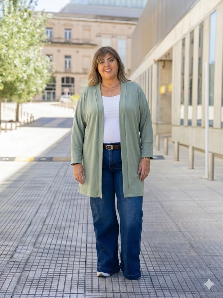 Casaca Catalina (tipo kimono)