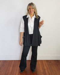 Chaleco Corto Punto de Hilo MIAMI BEIGE