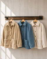 CHAQUETA CORDERITO MONTREAL LARGA - Talles Grandes 🛡️ COMPRA SEGURA 🛡️