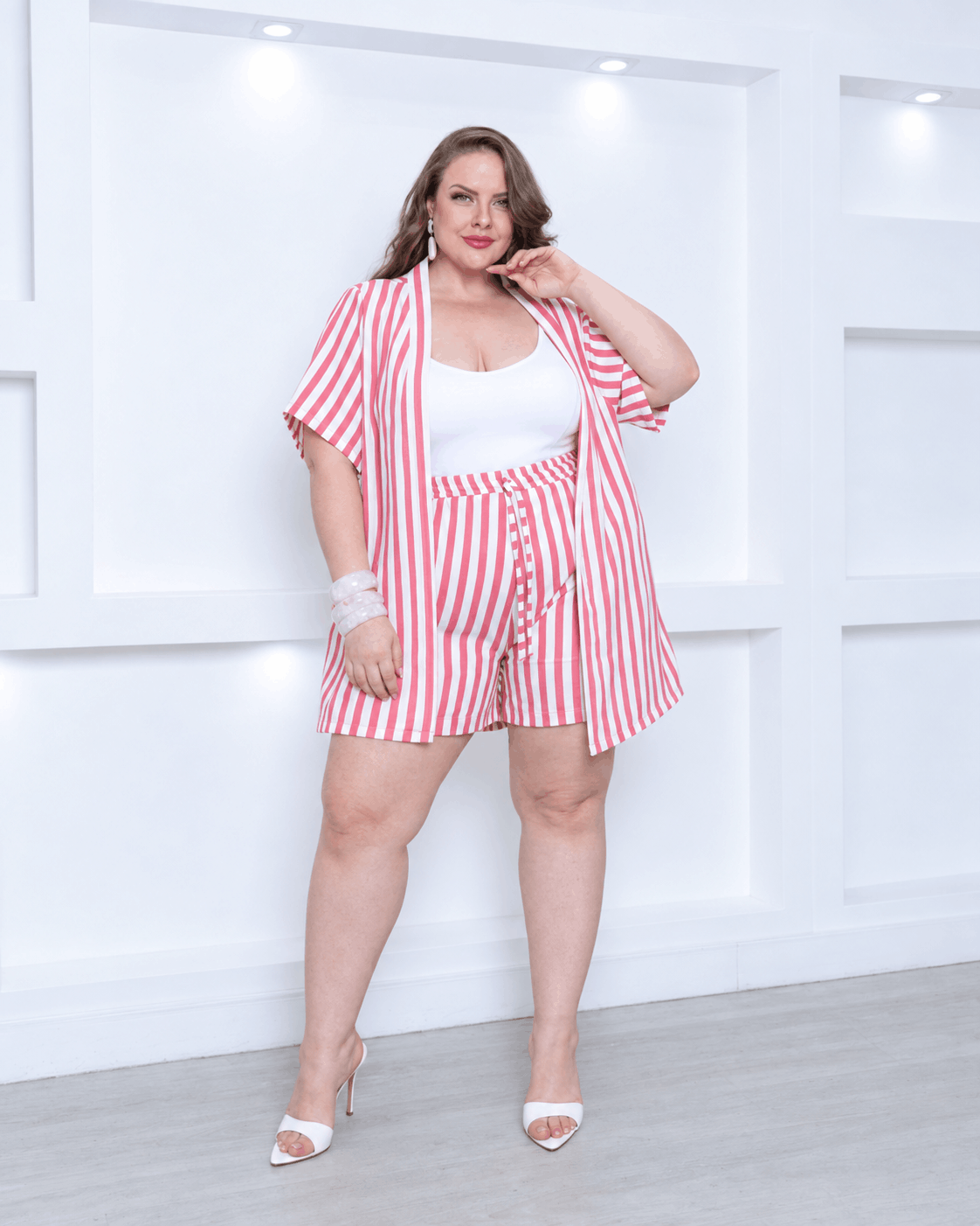 ⏰ PREVENTA 25% OFF | CONJUNTO KIMONO A RAYAS