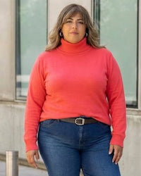BUZO POLERA CORAL