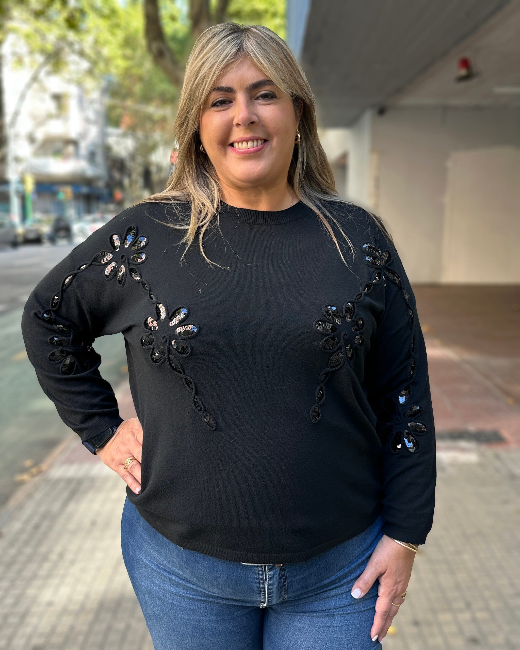 BUZO TEJIDO DE PUNTO ELEGANTE - Línea premium