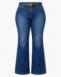 LOOK COMPLETO INDIGO AZUL | Jean Flare + Musculosa Esencial + Camisa Citrus -🛡️COMPRA SEGURA