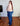 PANTALON JEAN FLARE CORTO - Azul 1126