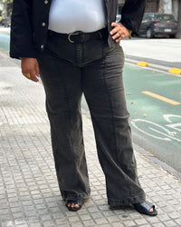 PANTALON JEAN LINEA - Gris