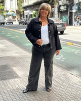 PANTALON JEAN LINEA - Gris