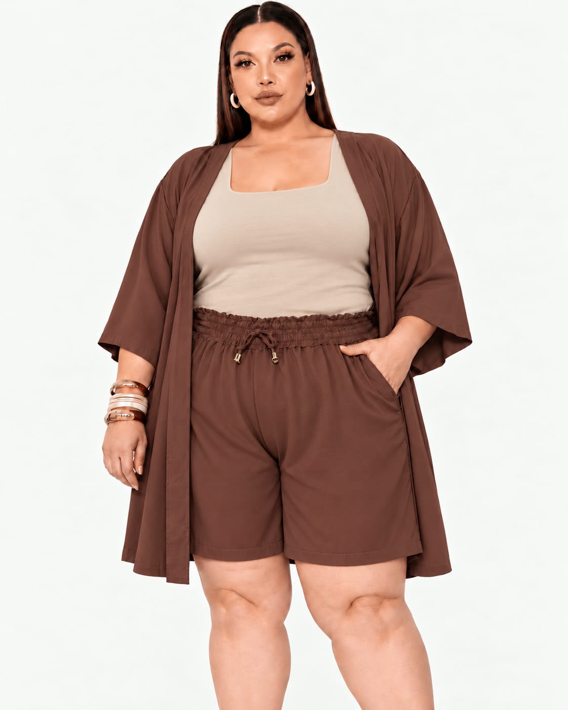 ⏰ PREVENTA 25% OFF | CONJUNTO KIMONO LISO