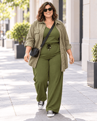 LOOK SAFARI  | Pantalón Morley + Remera Morley + Sobrecamisa Jean Savana -🛡️COMPRA SEGURA🛡️