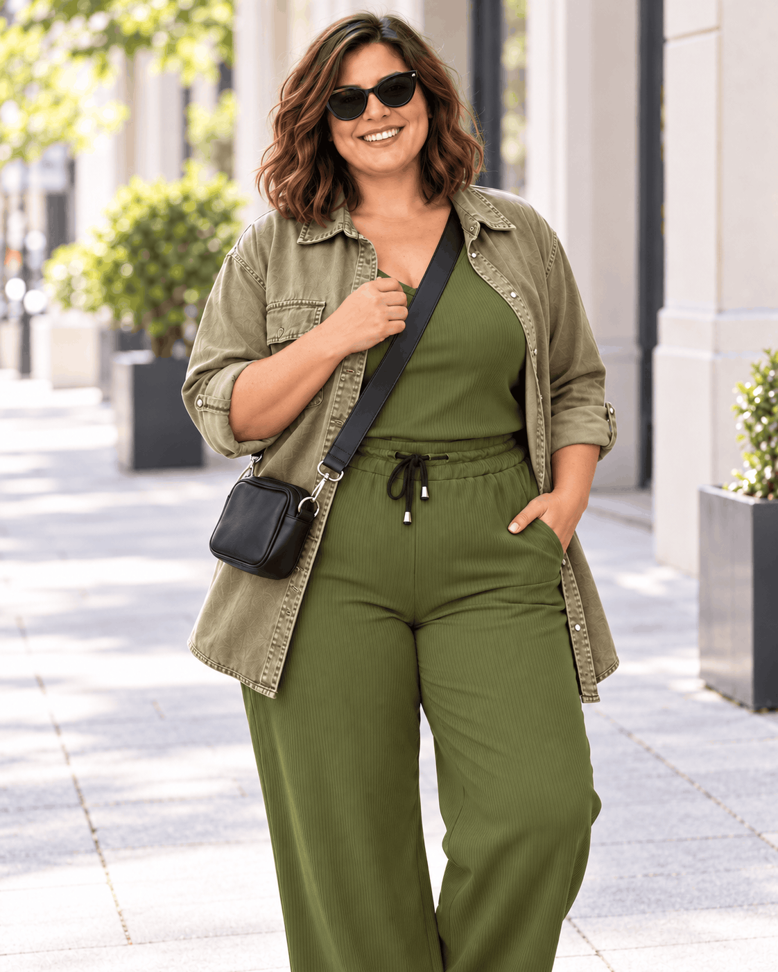 LOOK SAFARI  | Pantalón Morley + Remera Morley + Sobrecamisa Jean Savana -🛡️COMPRA SEGURA🛡️
