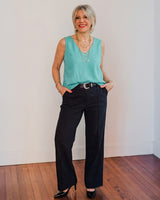 MUSCULOSA GLAM - Turquesa