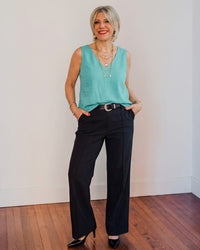 MUSCULOSA GLAM - Turquesa