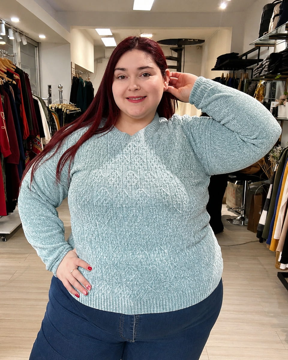BUZO CHENILLE NOVO - Varios Colores