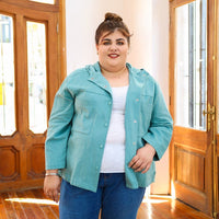 SOBRECAMISA JEAN PUMA - Celeste