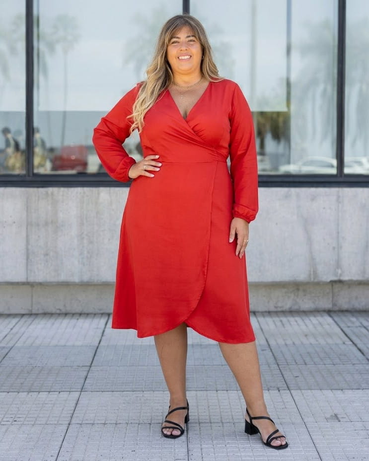 VESTIDO ENVOLVENTE - Varios Colores